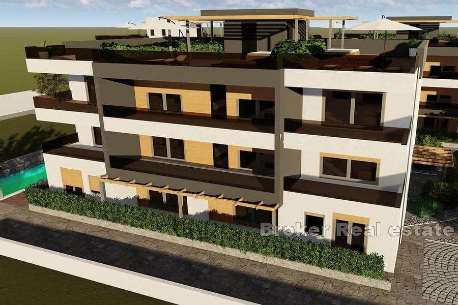 Moderní apartmány s výhledem na moře