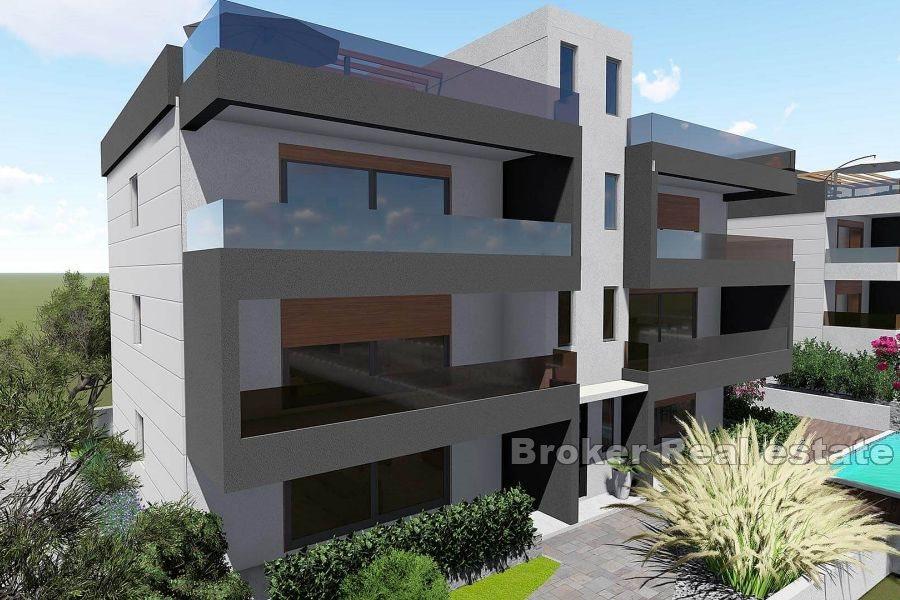 Appartamenti in un nuovo edificio vicino al mare