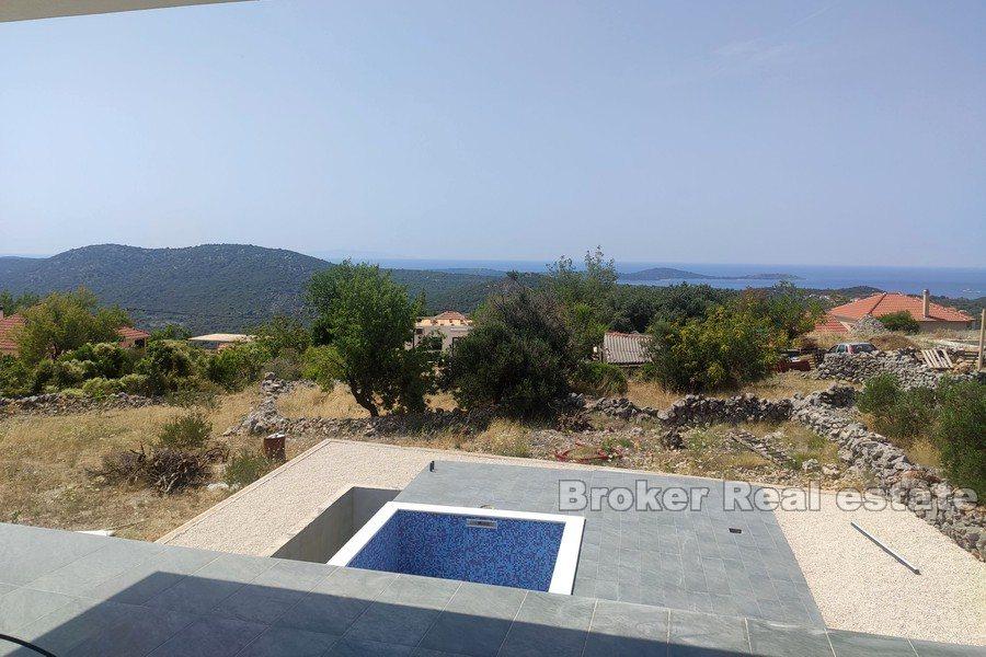 Modern villa with panoramic view