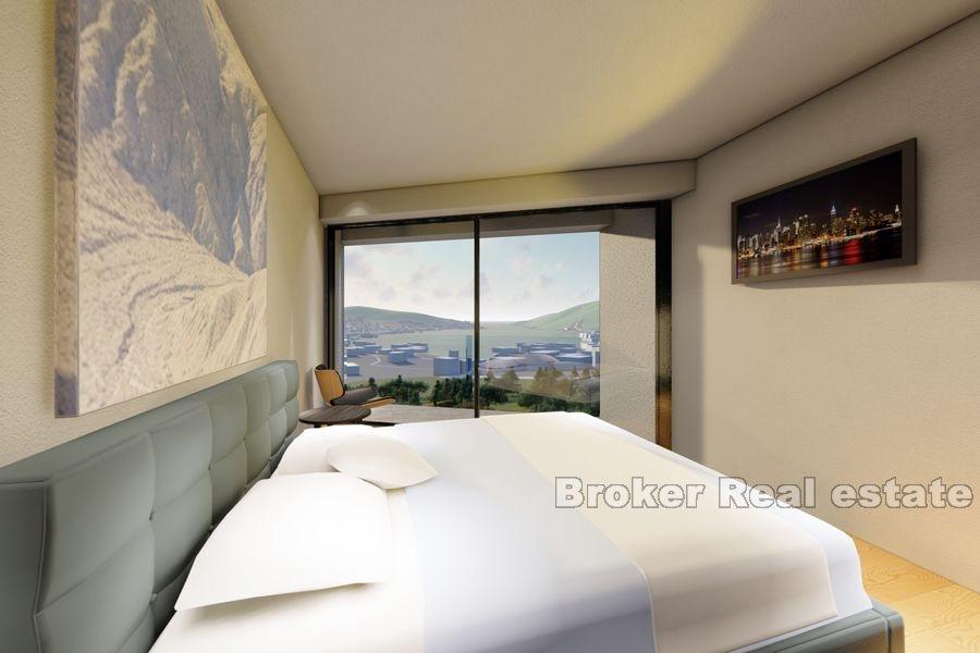 Modern villa with panoramic view