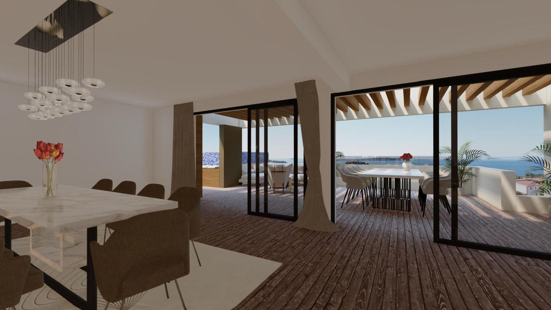 Penthouse mit schöner Aussicht