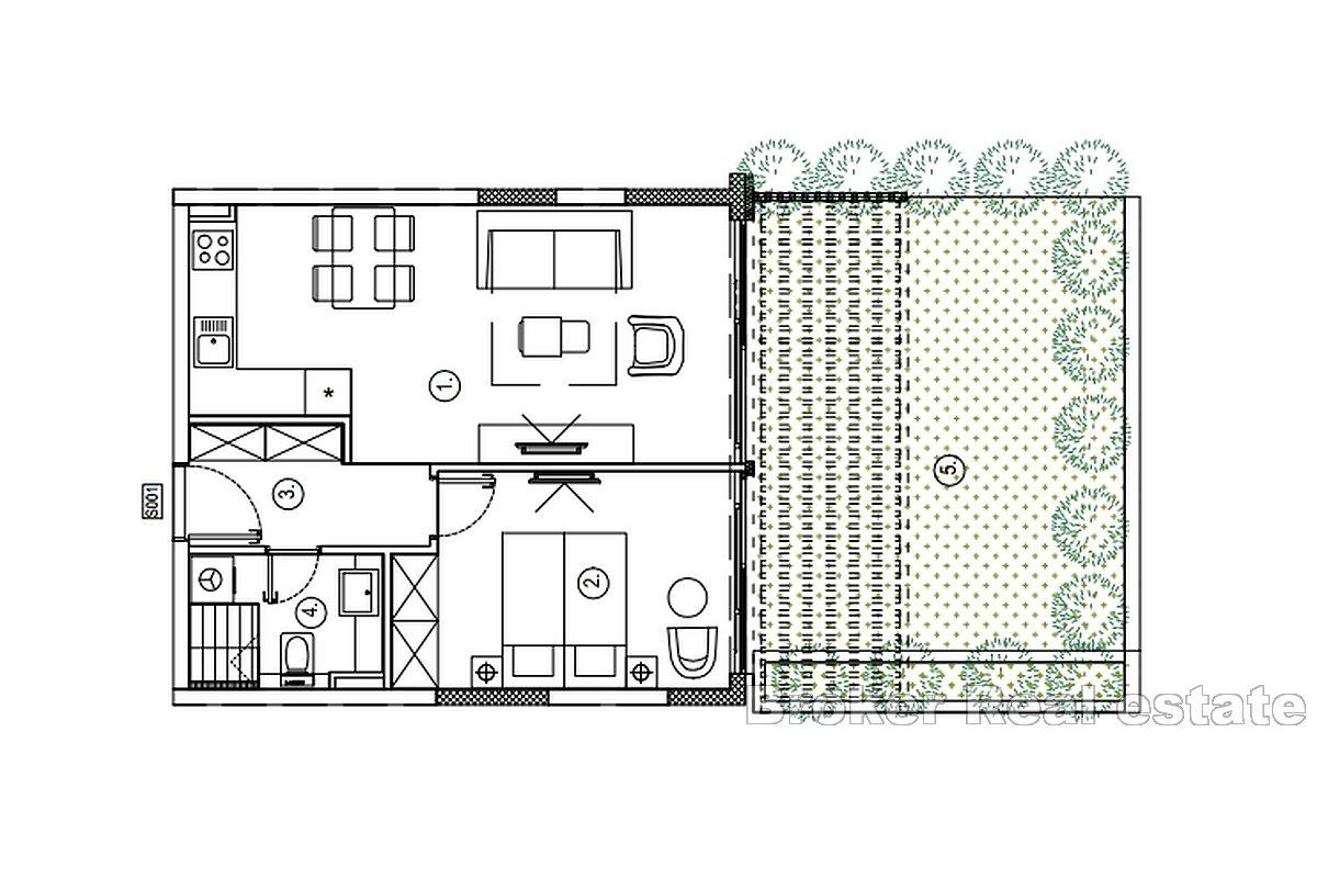 Newly built apartments near Zadar