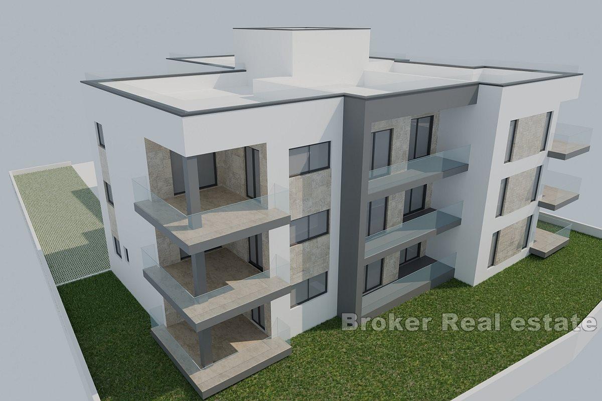 Zweizimmer-Penthouse mit Dachterrasse und Meerblick