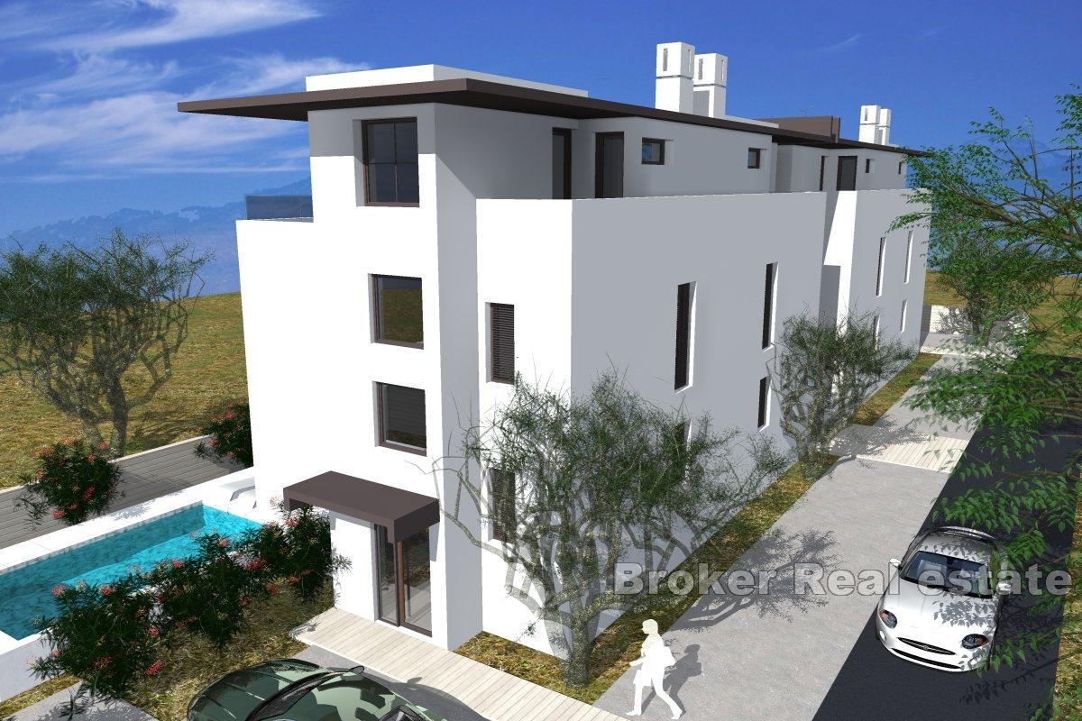 Proprietà moderna con terrazza sul tetto