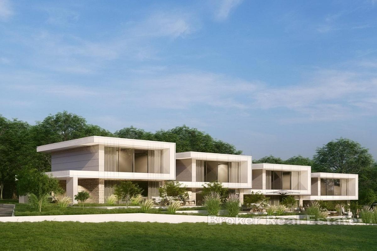 Nuovo edificio moderno con vista mare