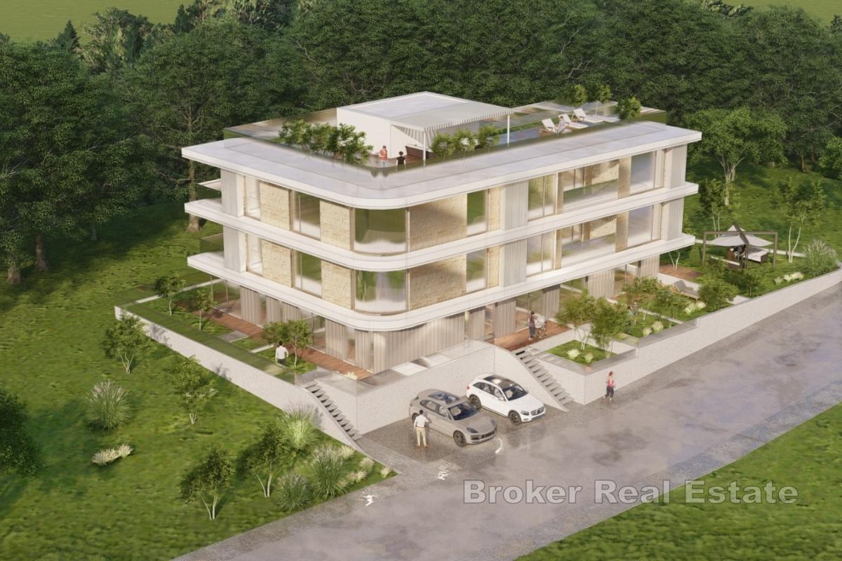 Appartement neuf avec jardin et parking