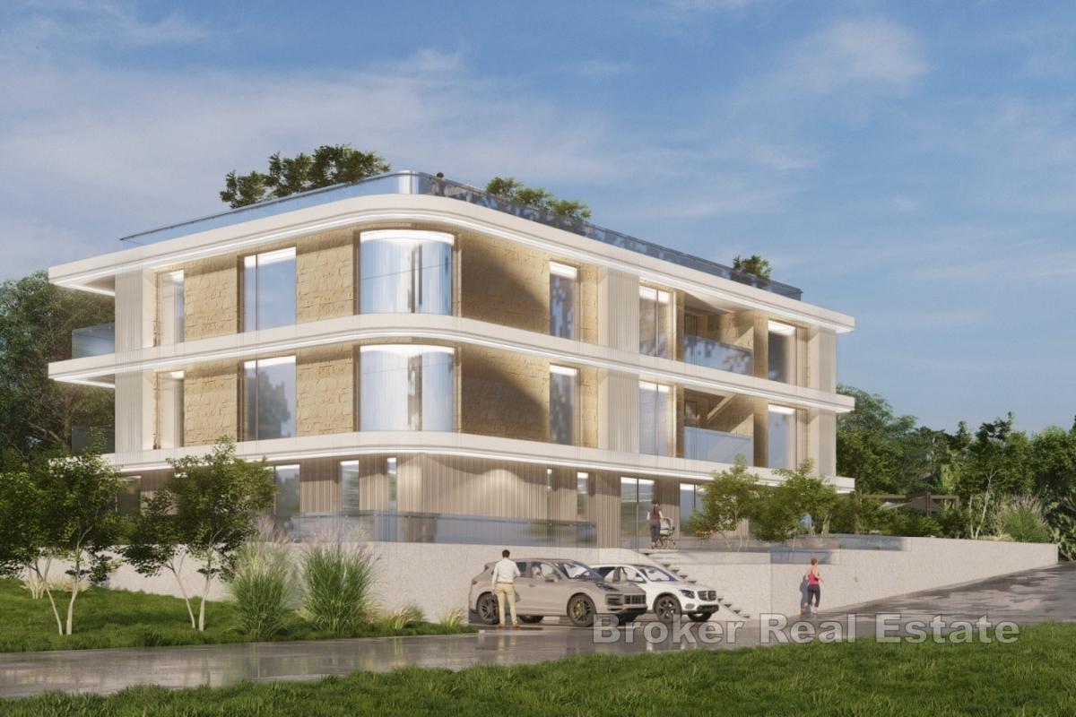 Appartement neuf avec jardin et parking
