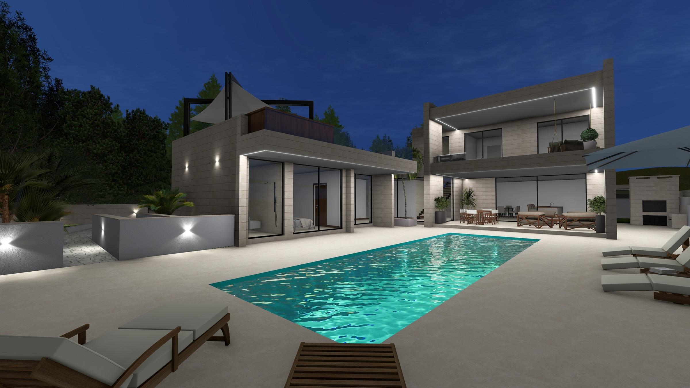 Einzigartige Villa mit Pool und Meerblick