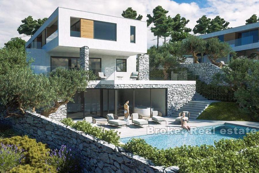 Neu gebaute Villa mit Meerblick
