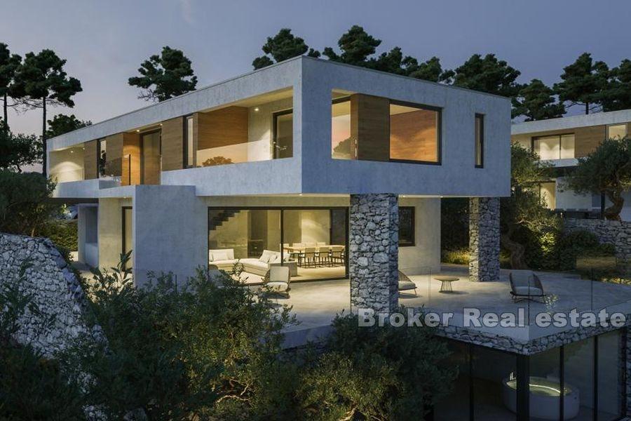 Neu gebaute Villa mit Meerblick