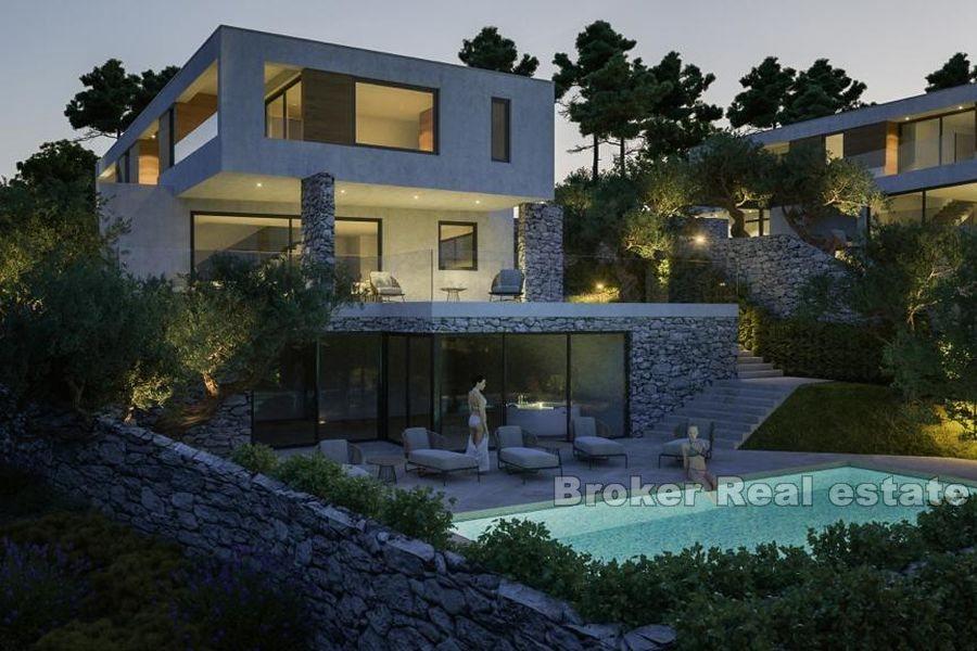 Neu gebaute Villa mit Meerblick