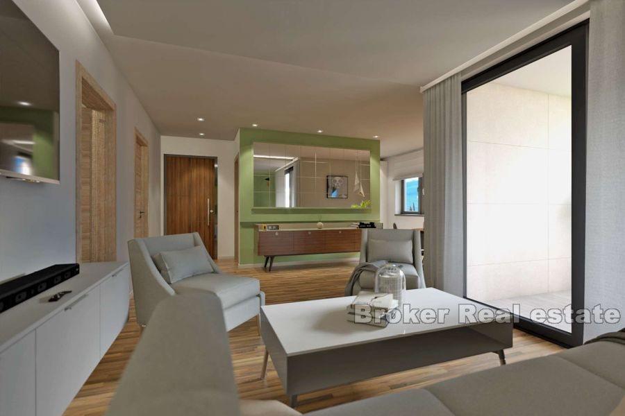 Modern apartments in new construction