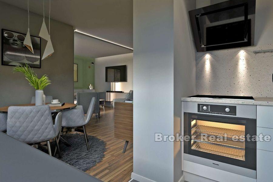 Modern apartments in new construction