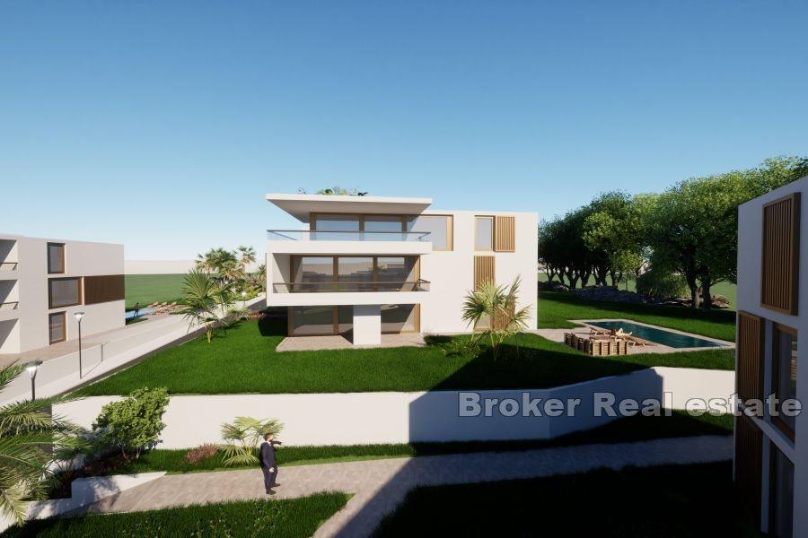 Komplex av bostadshus nära Split