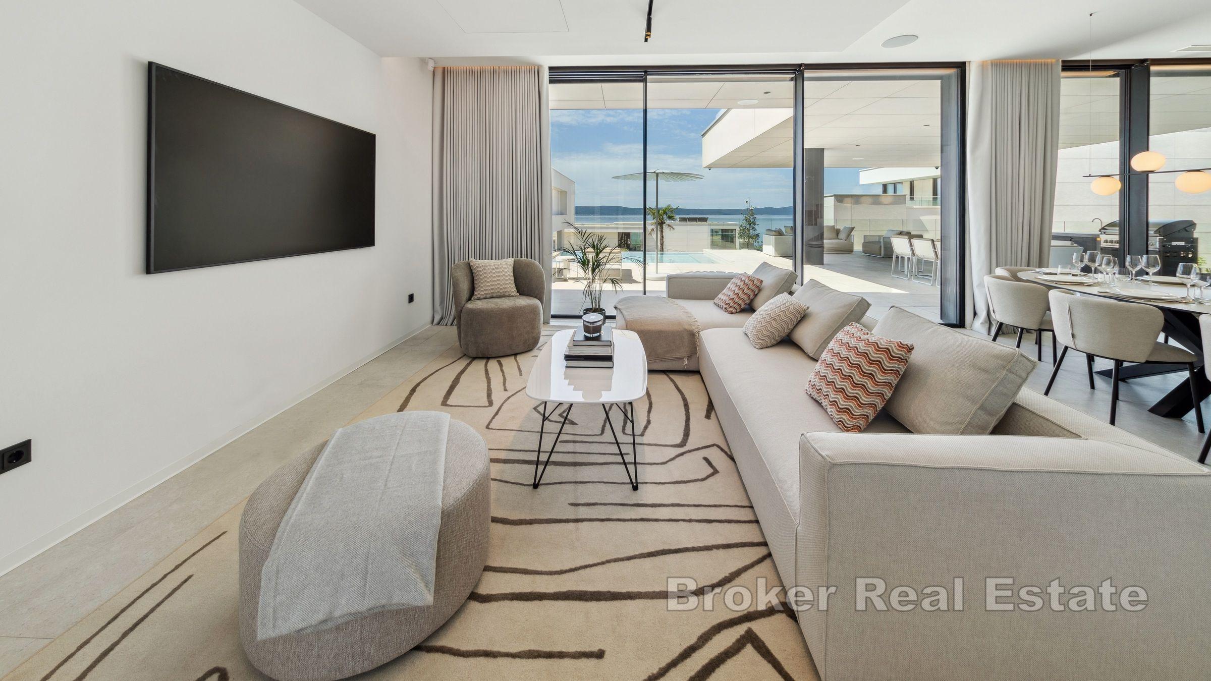 Villa de luxe dans un complexe privé situé en première ligne de la mer