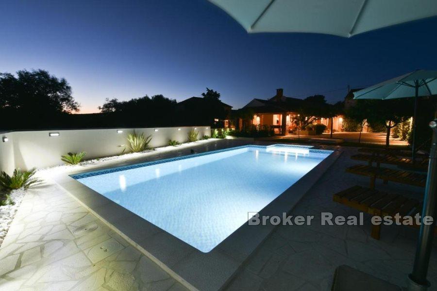 A beautiful stone house with swimming pool
