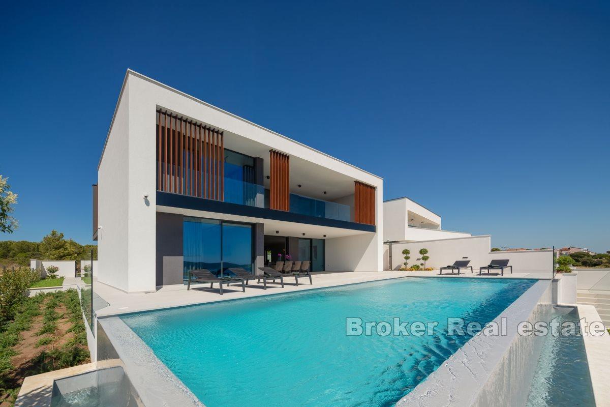 Luxury modern villa with panoramic sea view