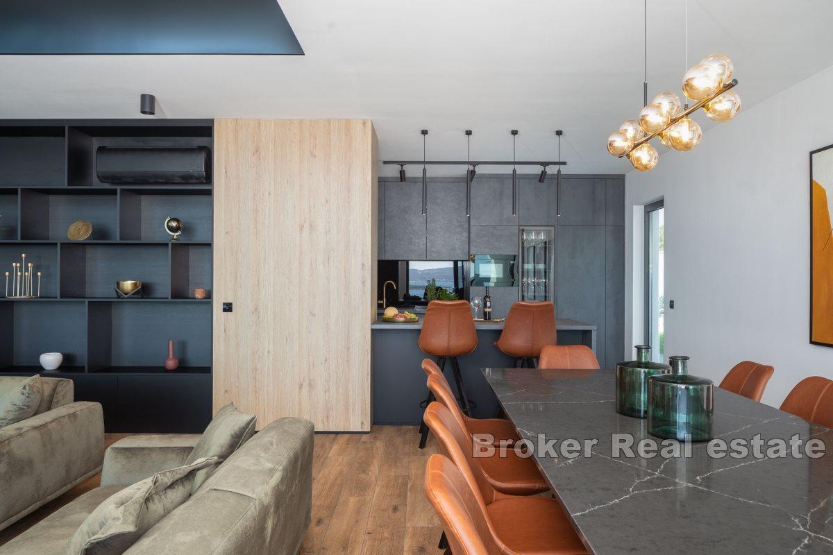 Luxury modern villa with panoramic sea view