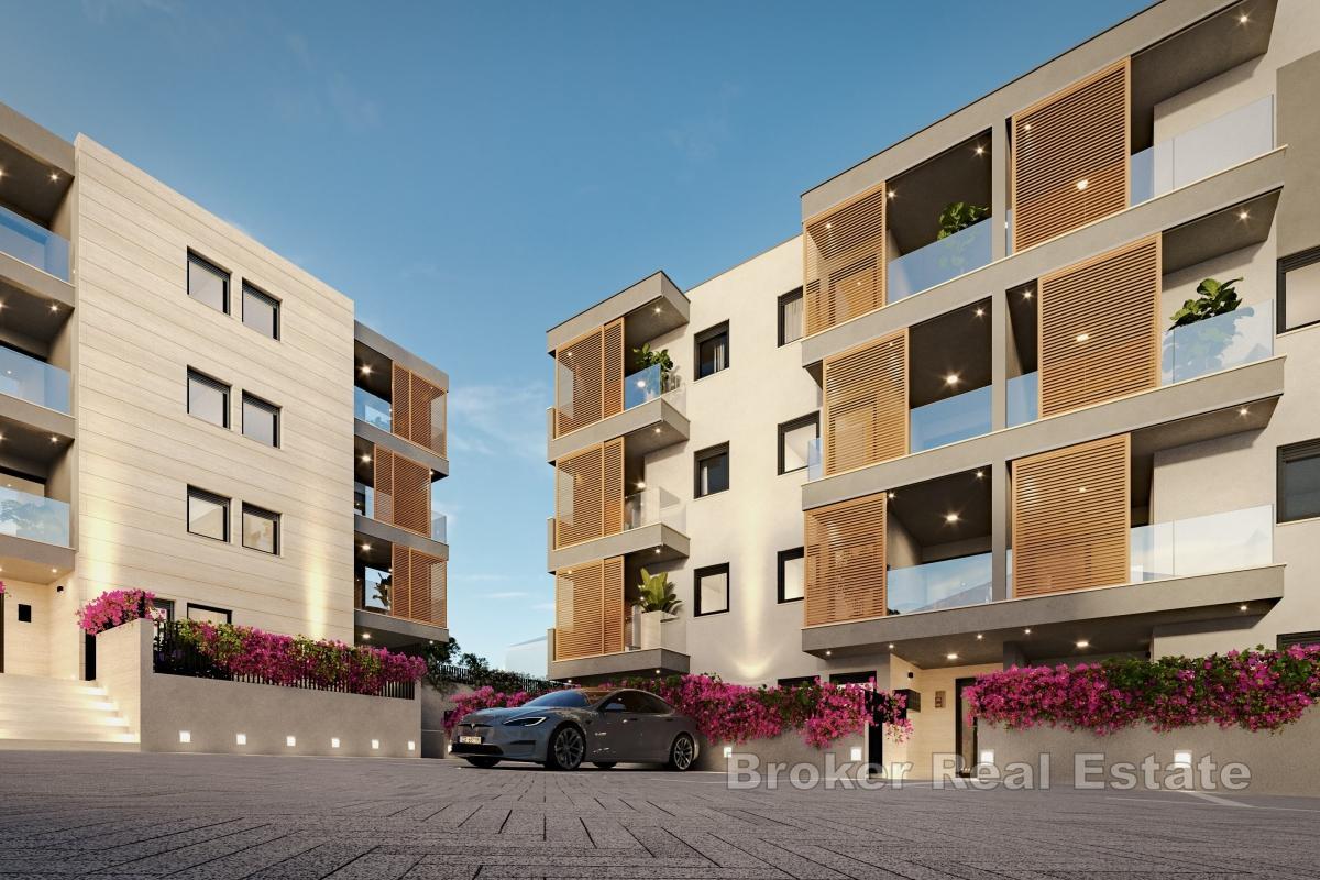 Appartamento in un nuovo edificio con giardino
