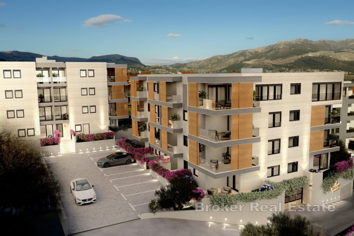 Appartamento in un nuovo edificio con giardino
