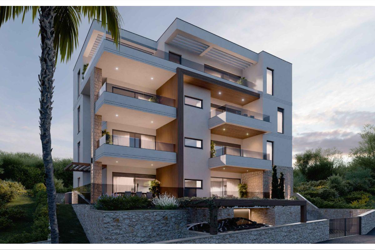 Moderno appartamento con vista mare in un nuovo edificio