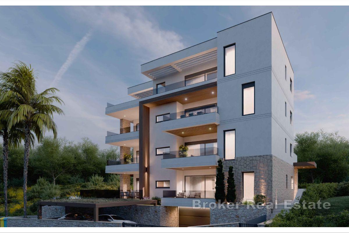 Moderno appartamento con vista mare in un nuovo edificio