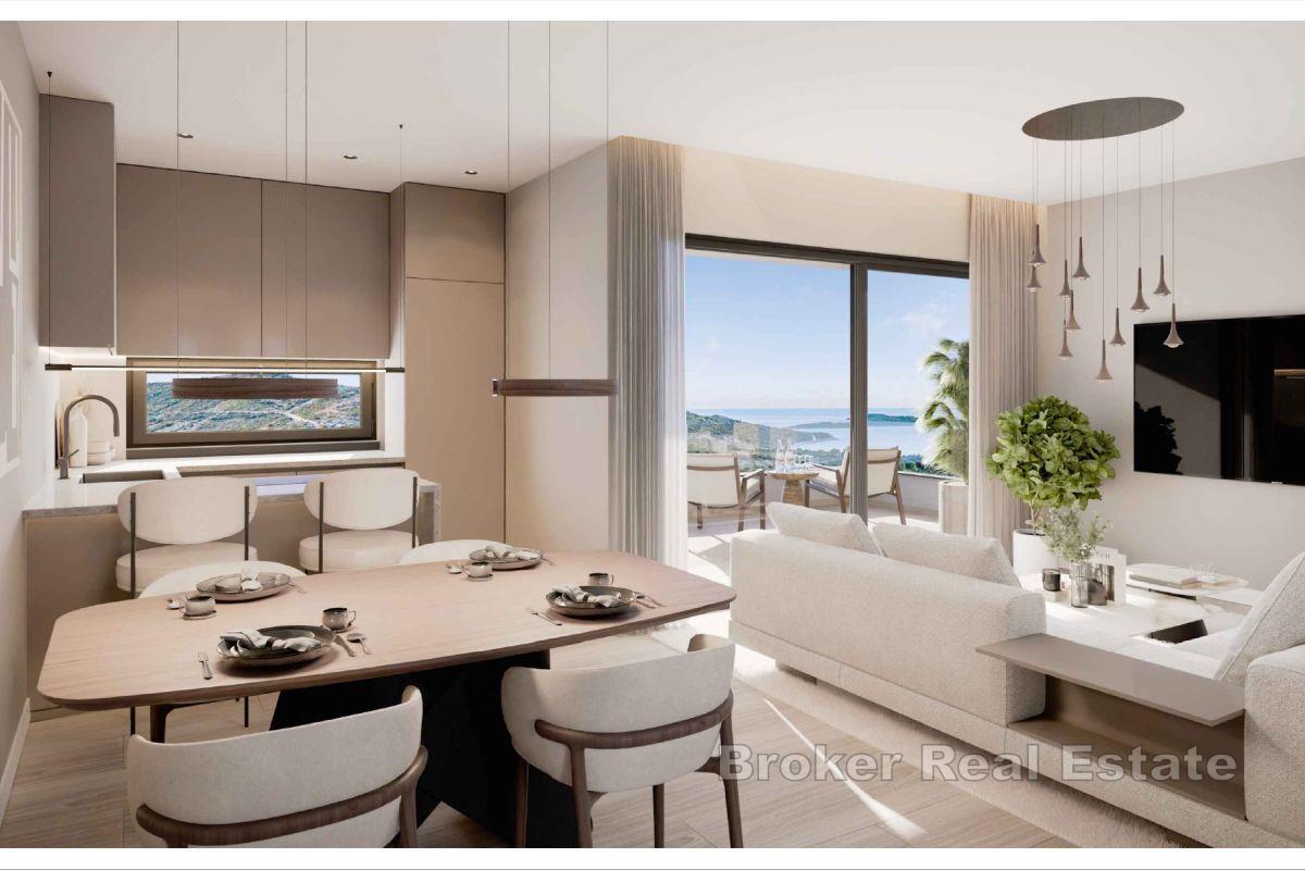 Moderno appartamento con vista mare in un nuovo edificio