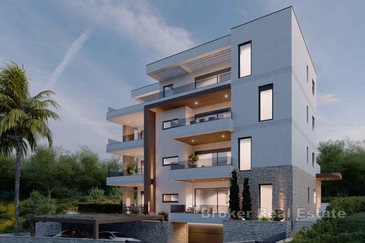 Lussuoso appartamento con vista mare in un nuovo edificio