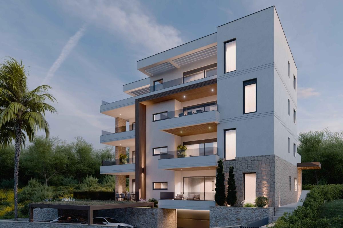 Lussuoso appartamento con vista mare in un nuovo edificio