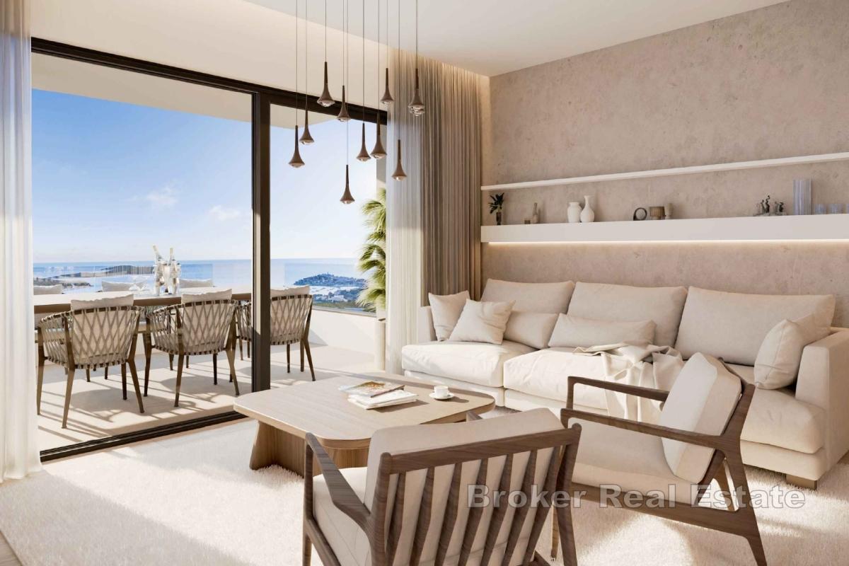 Lussuoso appartamento con vista mare in un nuovo edificio