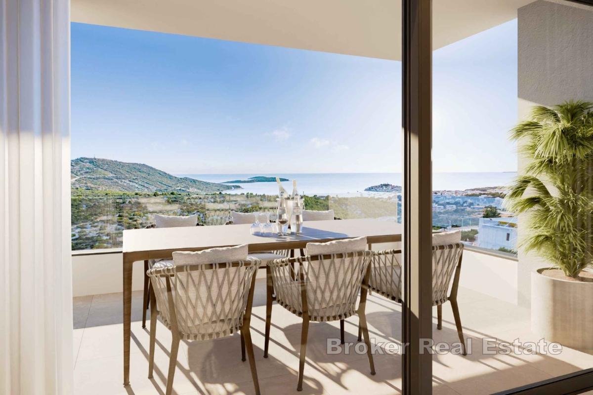 Lussuoso appartamento con vista mare in un nuovo edificio