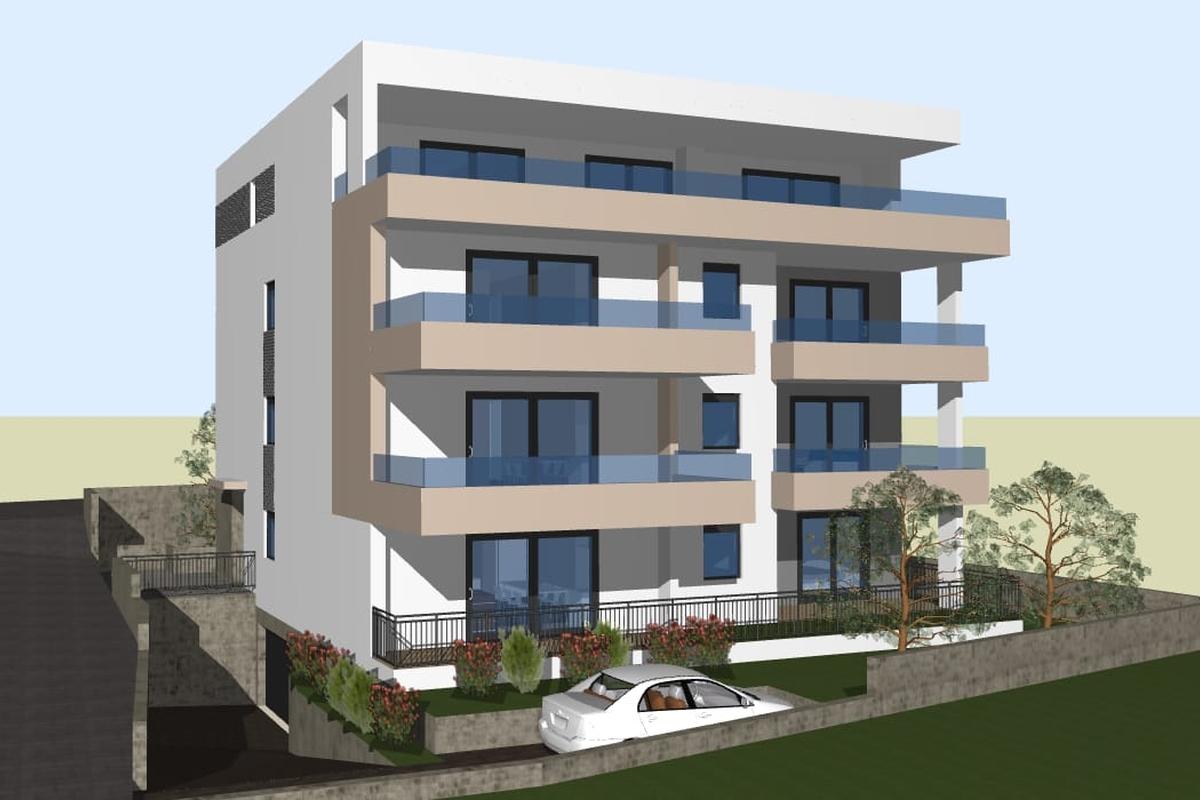 Appartamento con vista mare in un edificio di nuova costruzione