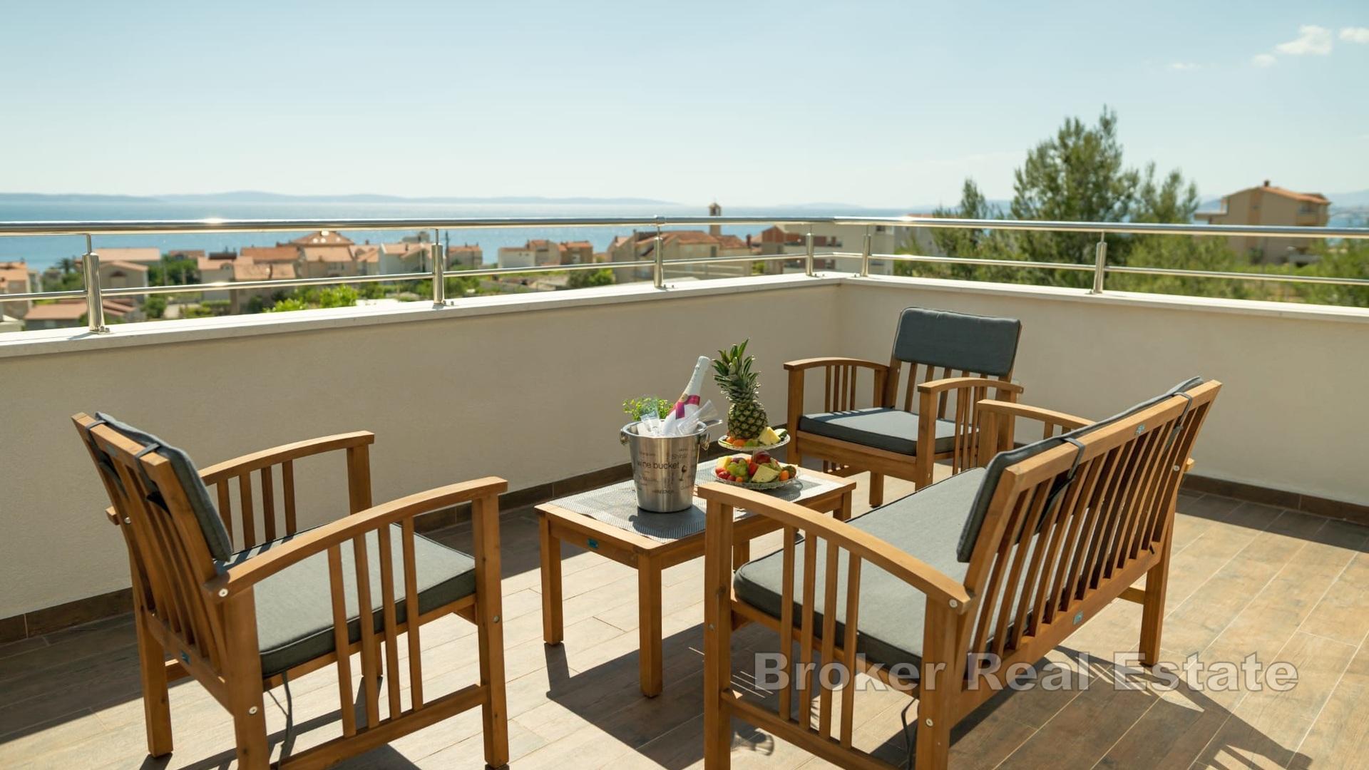 Belle villa avec vue dégagée sur la mer