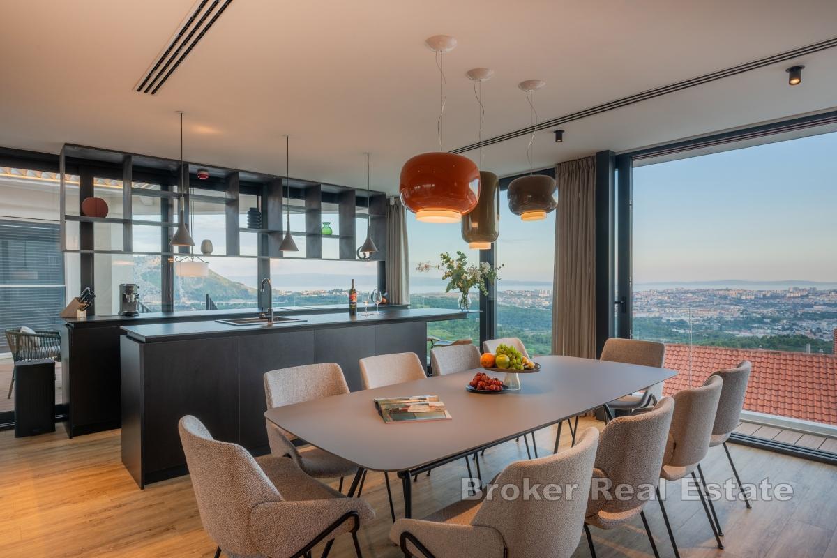 Moderna villa in affitto con vista mare