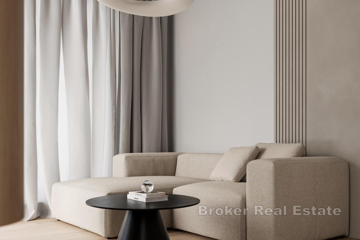 Attico moderno con due camere da letto, 68 m² + terrazza di 150 m²