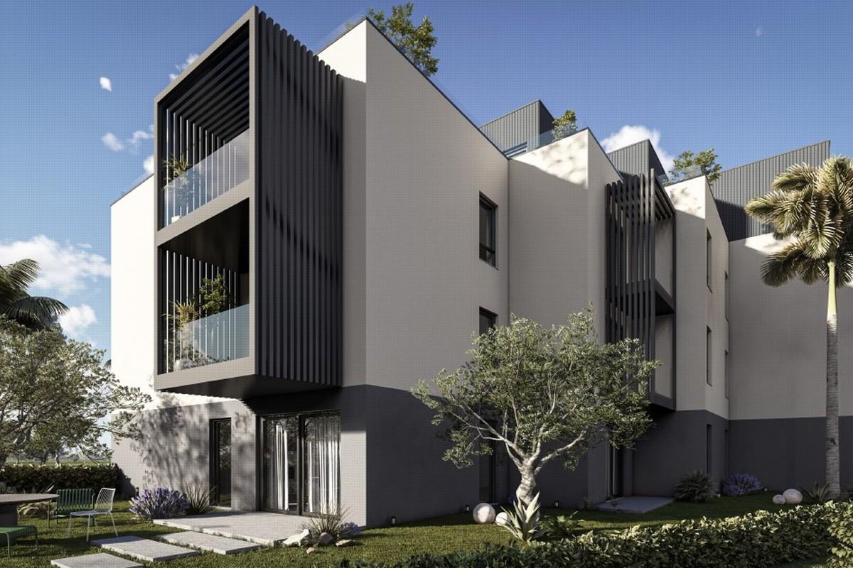 Modern nybyggnad - lägenhet med två sovrum, loggia