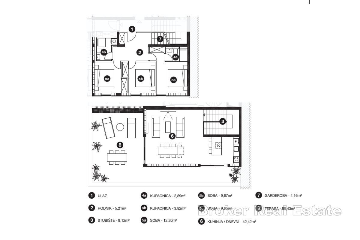 Neubau - Geräumige Maisonette-Wohnung mit Terrasse