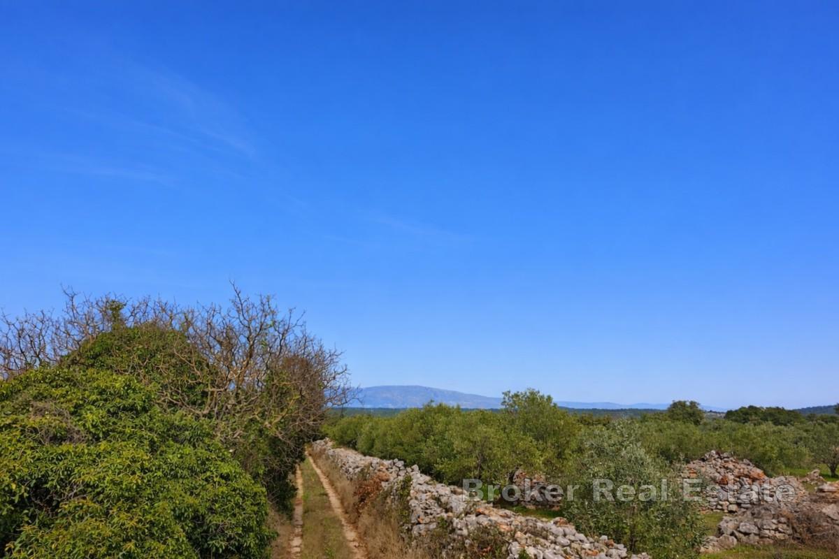 Authentisches Land in historischer Zone