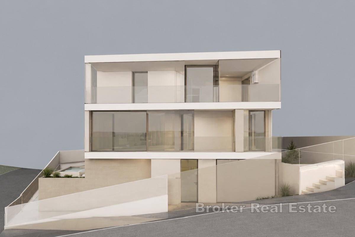 Terreno edificabile a Vis con permesso di costruzione e progetto per villa