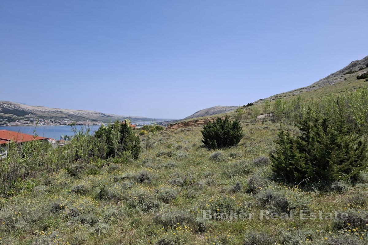 Ackerland mit Meerblick