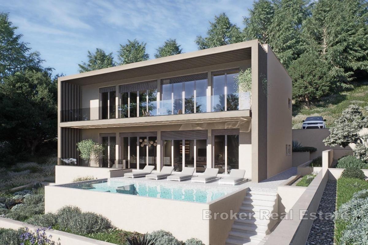 Villa con vista mare