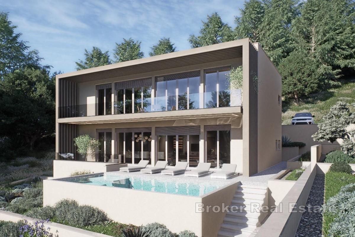 Villa con vista mare