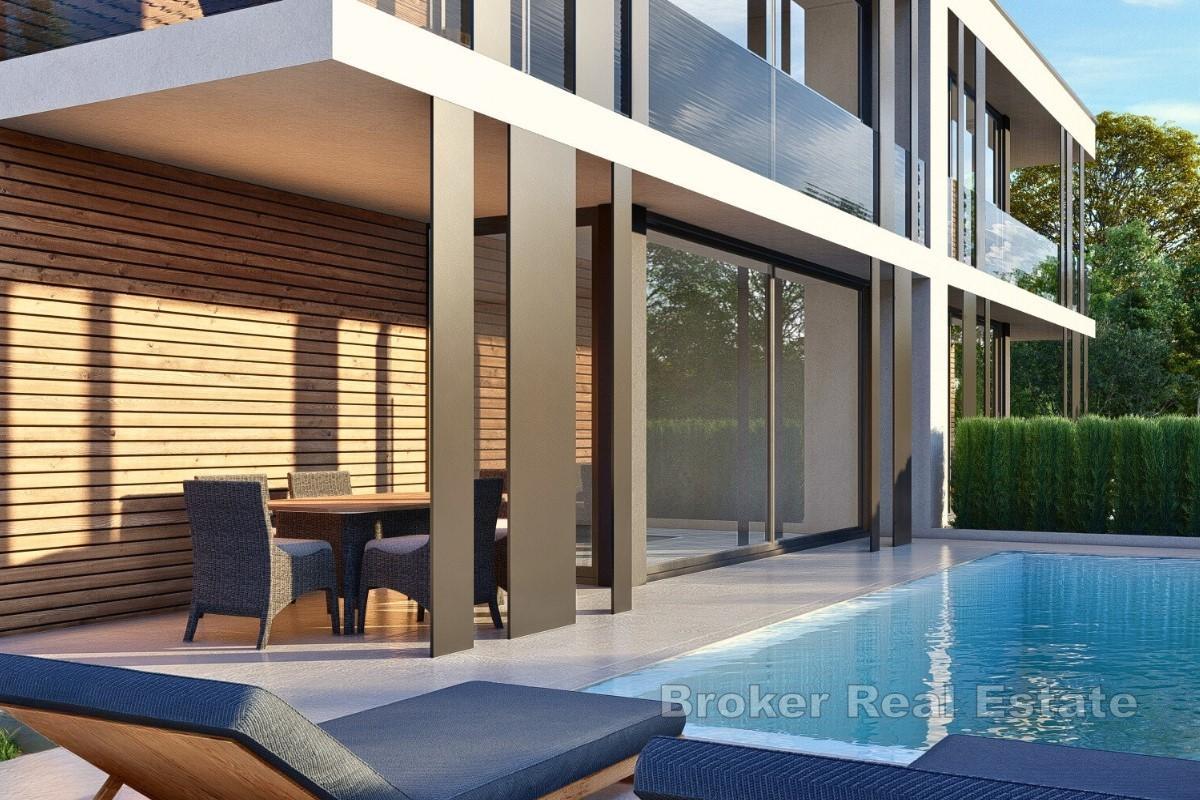 Moderne Erdgeschosswohnung mit Pool