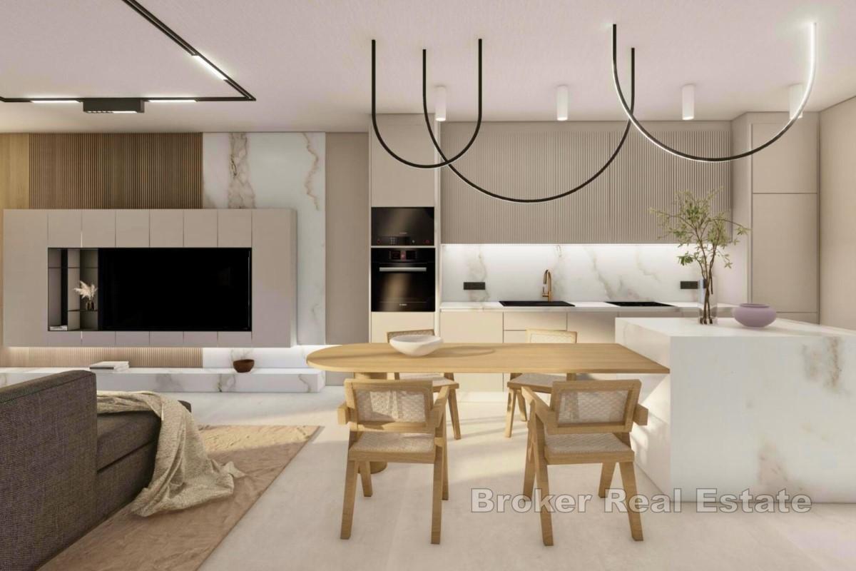 Moderne Erdgeschosswohnung mit Pool