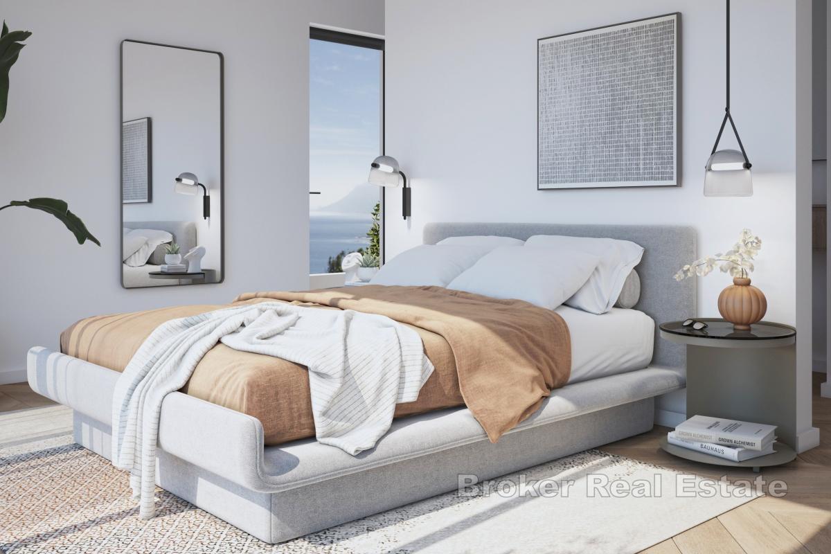 Studioleilighet med panoramautsikt over havet