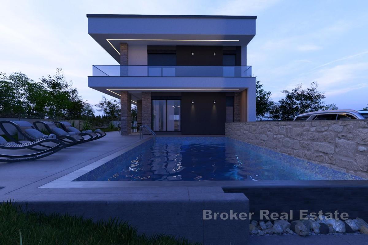 Moderne Villa mit Pool und Panoramablick