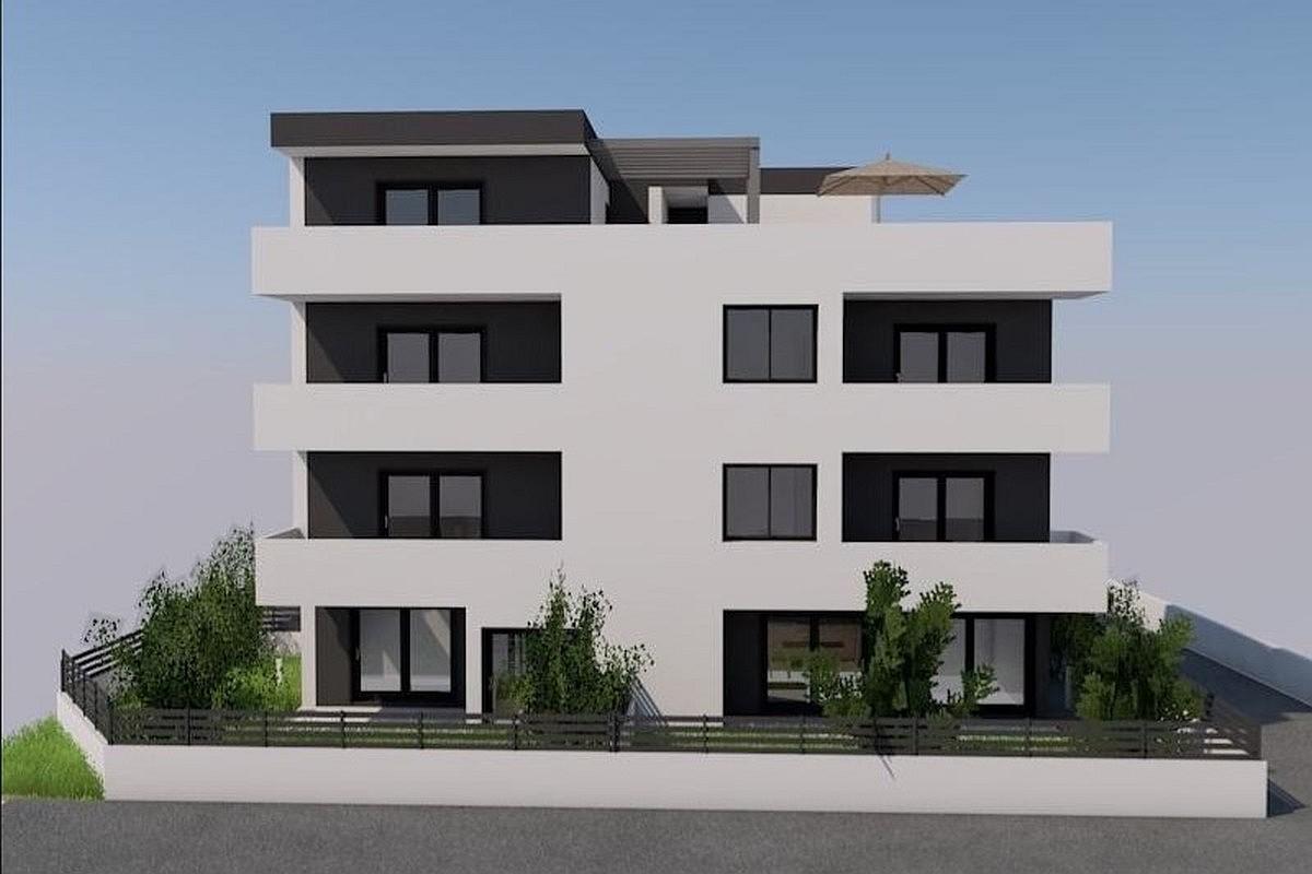 Appartamento moderno in un nuovo edificio con giardino privato