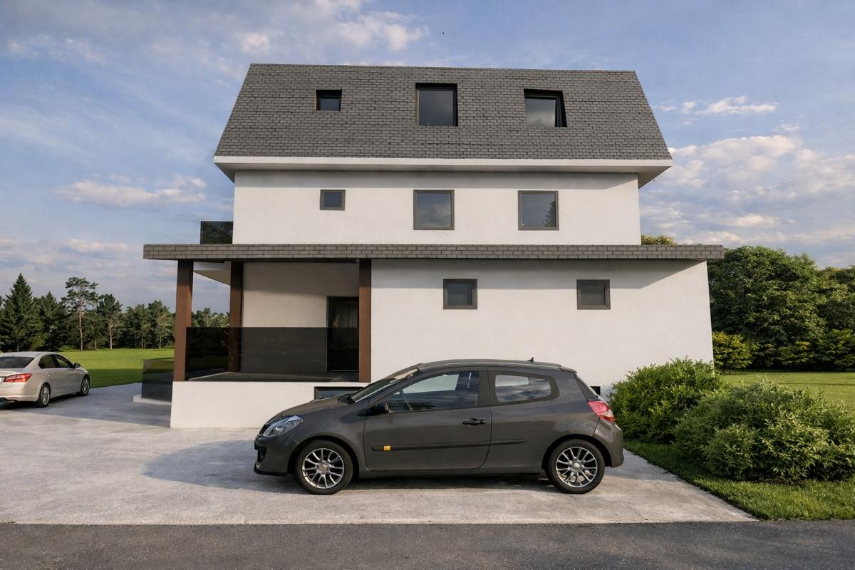 Dugave - Moderne 1-Zimmer-Wohnung im 1. Obergeschoss mit Balkon