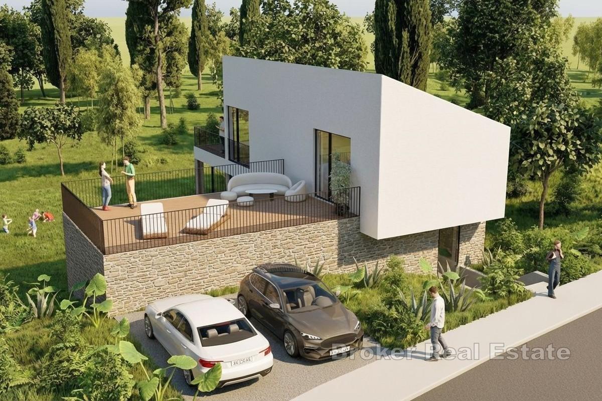 Terrain constructible avec permis et projet