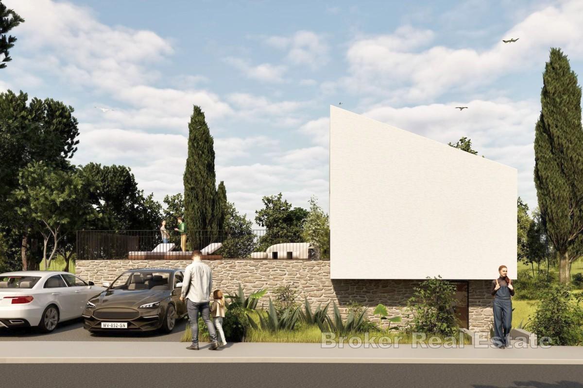 Terrain constructible avec permis et projet